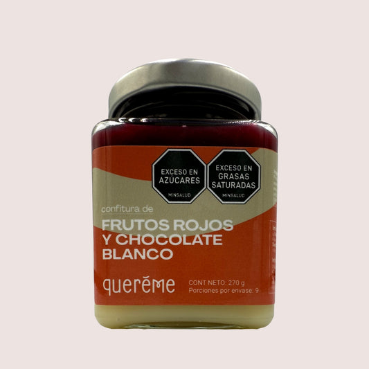 Confitura artesanal de Frutos Rojos con Chocolate Blanco