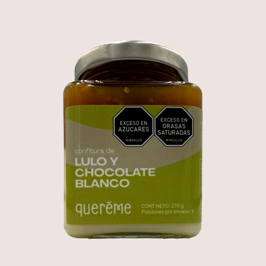 Confitura artesanal de Lulo con Chocolate Blanco